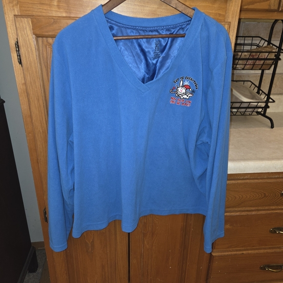 Happy Bunny 3XL fleecy Christmas top - Picture 1 of 4